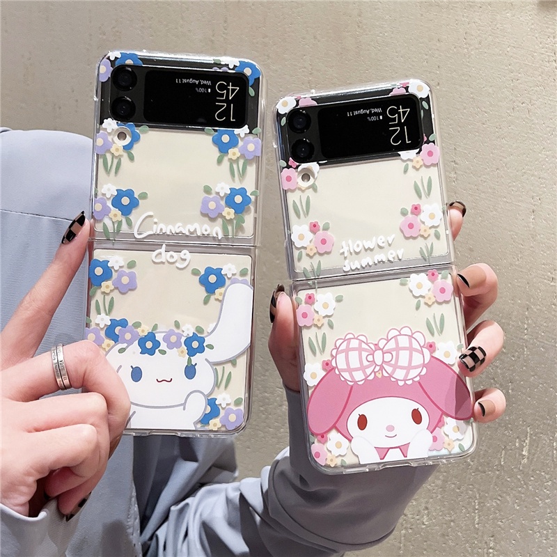 ใหม่ PC Hard สําหรับ Samsung Galaxy Z Flip7 FE 6 4 3 Flip5 5G น่ารักเต็มวงกลมป้องกันความคิดสร้างสรรค์ปลอกสําหรับ Galaxy Z ฝาครอบ