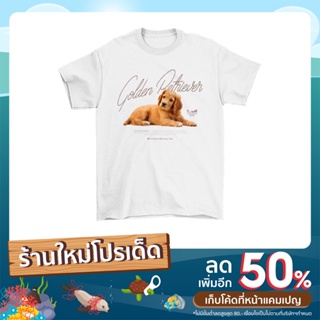 เสื้อยืดลาย GOLDEN RETRIEVER (โกลเดินริทรีฟเวอร์)01  Classic Cotton Unisex by 【Nothing Hills】_02