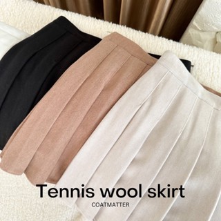 Coatmatter - Tennis wool skirt กระโปรง