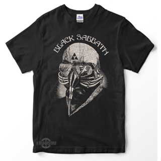 Kaos black sabbath IRON MAN เสื้อยืดพรีเมี่ยม ลายวงร็อคร็อคร็อคแอนด์โรล สีดํา