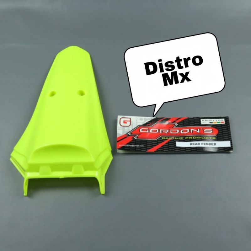 HIJAU ด้านหลัง Fender Body Gordon Body ชุด KLX Gordon สีเขียว STABILO และ BLUE GO PRO Fender บังโคลนหลัง Bodyset Body ชุด Gordon