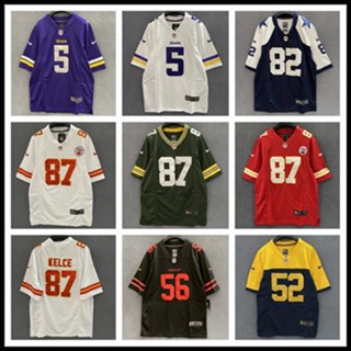 เสื้อกีฬาแขนสั้น ลายทีมชาติฟุตบอล Nfl American ทรงหลวม สไตล์วินเทจ ฮาราจูกุ สตรีท BF