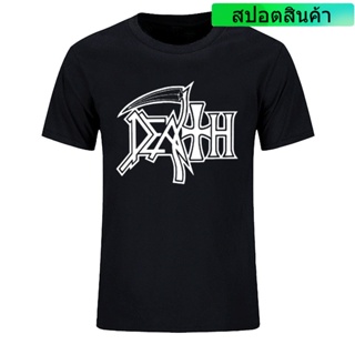 ใหม่ เสื้อยืดลําลอง ผ้าฝ้าย แขนสั้น คอกลม พิมพ์ลาย DEATH ROCK BAND HEAVY METAL สําหรับผู้ชาย 2022