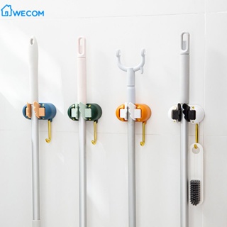 ♫Mop Hook แขวน Rack Wing Shape Creative ติดผนังห้องน้ำ Mop Storage Hanger ห้องครัวห้องน้ำกาว Multi-Purpose Hooks Home Tools