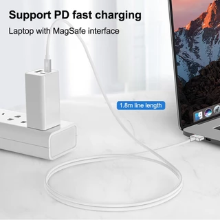 Fonken อะแดปเตอร์สายชาร์จ USB -C ตัวเมีย เป็น Mag-saf2 สําหรับ Mc-book Pro Air 100W 1.8 ม.