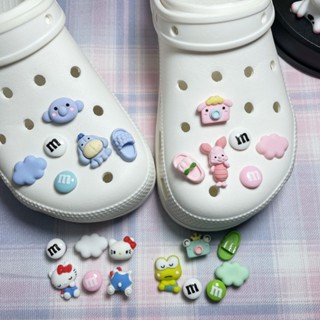 รองเท้าแฟชั่น ลายการ์ตูนกบ Keroppi KT Eeyour/pigleta สําหรับเด็ก 24 ชิ้น (6 ชิ้น/เซต)