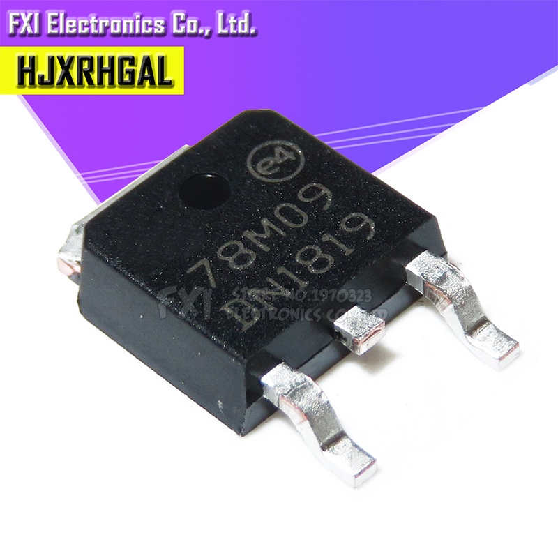 10PCS L78M09CDT 78M09 TO-252 SMD L78M09 ใหม่
