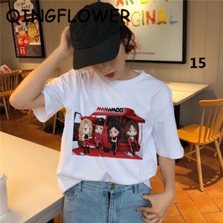 Mamamoo Round Neck Short sleeve T-shirt Women Lengan Panjang Muslimah Branded Cartoon Perempuan_09