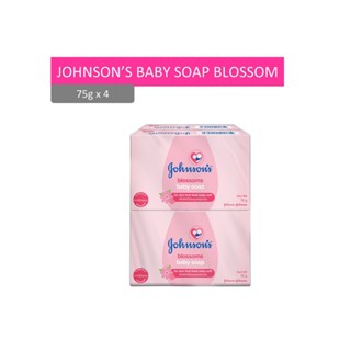 JJ สบู่เบบี้บลอสซัม 75ก.x4JOHNSON BABY SOAPBLOSSOMS 75G.x4