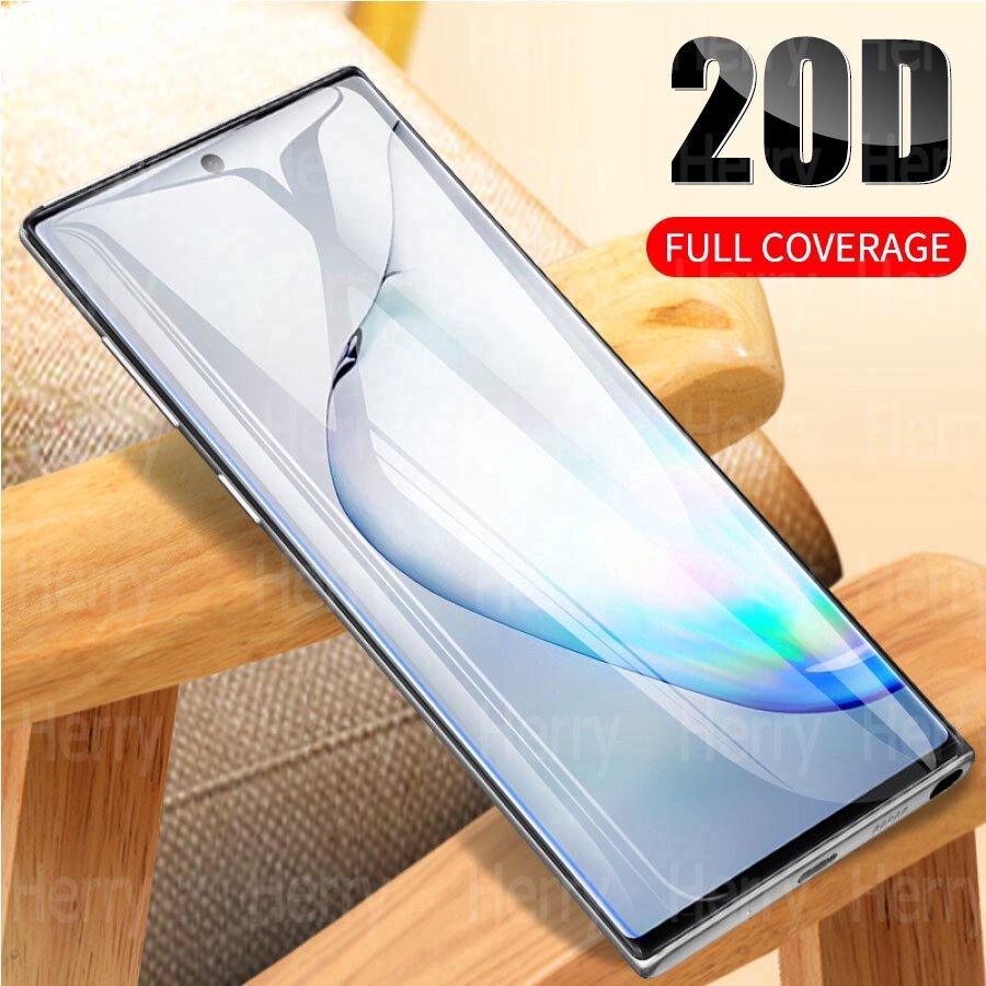 ฟิล์มกระจกเต็มจอ ฟิล์มกระจก 3D สำหรับ Samsung Galaxy Note8 Note9 Note10 plus S8 S9 S10 Plus