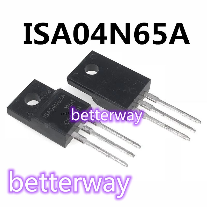 5 ชิ้น ISA04N65A TO-220F ISAO4N65A O4N65A TO220F 4A/650V MOSFET betterway