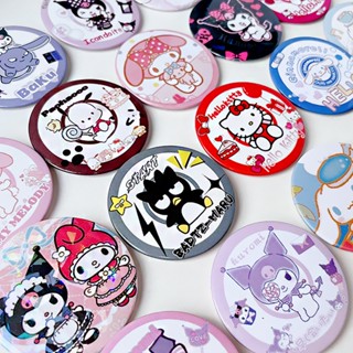 เข็มกลัด ลาย Hello Kitty and friend ( Sanrio ) 58 มม. สําหรับตกแต่งเสื้อผ้า กระเป๋าเป้สะพายหลัง