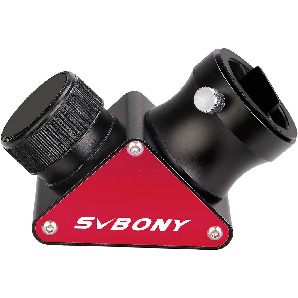 SVBONY SV188P ตั้งตรงในแนวทแยงสุดยอดกระจก 1.25” 90 องศาเหมาะสำหรับกล้องโทรทรรศน์หักเห 99% เคลือบอิเล็กทริกสะท้อนแสงสูง
