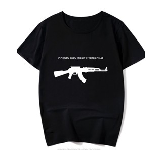 Csgo Game Peripheral T-Shirt Mens Army Fan Anti-Terror Elite Gun Round Neck Half-Sleeved Clothes [Multi-Color Opti_04