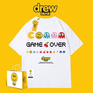 Drew short-sleeved t-shirt men and women couples wear American retro smiley Justin Bieber with the same FOG tide lo_03