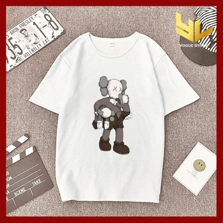 &lt;YL Vogue&gt; 【Kaws Bearbrick】/Oversize/Couple/Plus Size/Baju/Unisex/TShirt Perempuan/T-Shirt Lelaki/Couple/Cotton_05