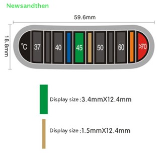 Newsandthen เครื่องวัดอุณหภูมิน้ํา กาแฟ แบบพกพา เครื่องทดสอบอุณหภูมิ สติกเกอร์กันน้ํา ดี