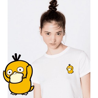 Cute Psyduck Pokemon 可达鸭 神奇宝贝 Graphic Tees Adult Unisex Cotton T-Shirts_07