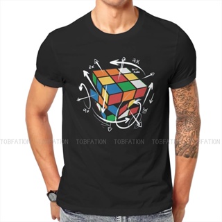 เสื้อยืดแขนสั้น พิมพ์ลายกราฟฟิค Magic Cube สไตล์ฮาราจูกุ คลาสสิก แฟชั่นฤดูร้อน สําหรับผู้ชาย_02