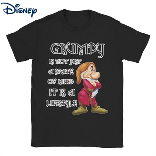 men t shirt Disney Grumpy Dwarf Snow White T Shirts Cotton Clothes Funny Short Sleeve Round Neck Tee Shirt Classic _03