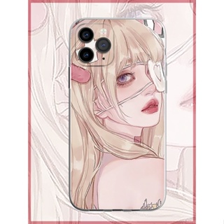 Sexy girl เคสไอโฟน iPhone 11 14 pro max 8 Plus case X Xr Xs Max Se 2020 cover เคส iPhone 13 12 pro max 7 Plus