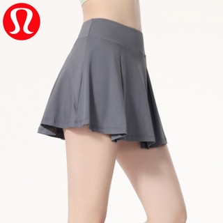 Lululemon กระโปรงสั้น แห้งเร็ว เหมาะกับฤดูร้อน สําหรับใส่เล่นกีฬา เทนนิส โยคะ วิ่ง เข้าฟิตเนส