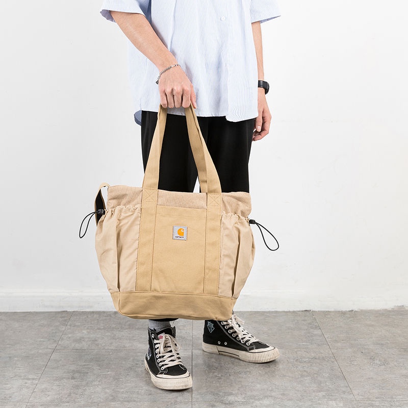 พร้อมส่ง กระเป๋าสะพายไหล่ ทรงโท้ท เย็บปะติดปะต่อกัน สไตล์คลาสสิก สําหรับนักเรียน - รูปที่ 2