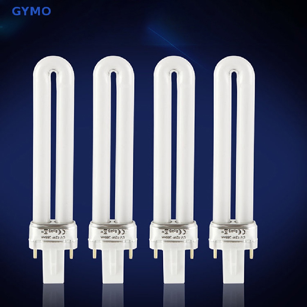 [cxGYMO] หลอดไฟ UV 9W 12W รูปตัว U สําหรับเครื่องเป่าเล็บเจล LED HDY