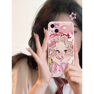 Anime Girl เคสไอโฟน iPhone 11 14 pro max 8 Plus case X Xr Xs Max Se 2020 cover 14 7 Plus เคส iPhone 13 12 pro max