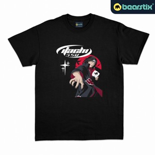 oversize T-shirt Bearstix - Itachi Uchiha เสื้อยืด - Naruto Baju - Anime Streetwear Kaos - Y2k Tshirt - Itachi Kaos S-5X