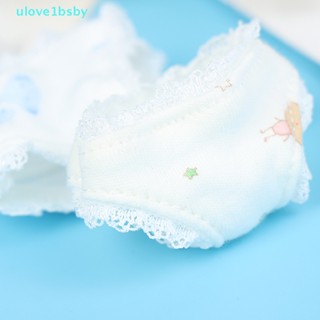 Ulove1bsby กางเกงชั้นในน่ารัก สีชมพู อุปกรณ์เสริม สําหรับตุ๊กตา 1/6 TH