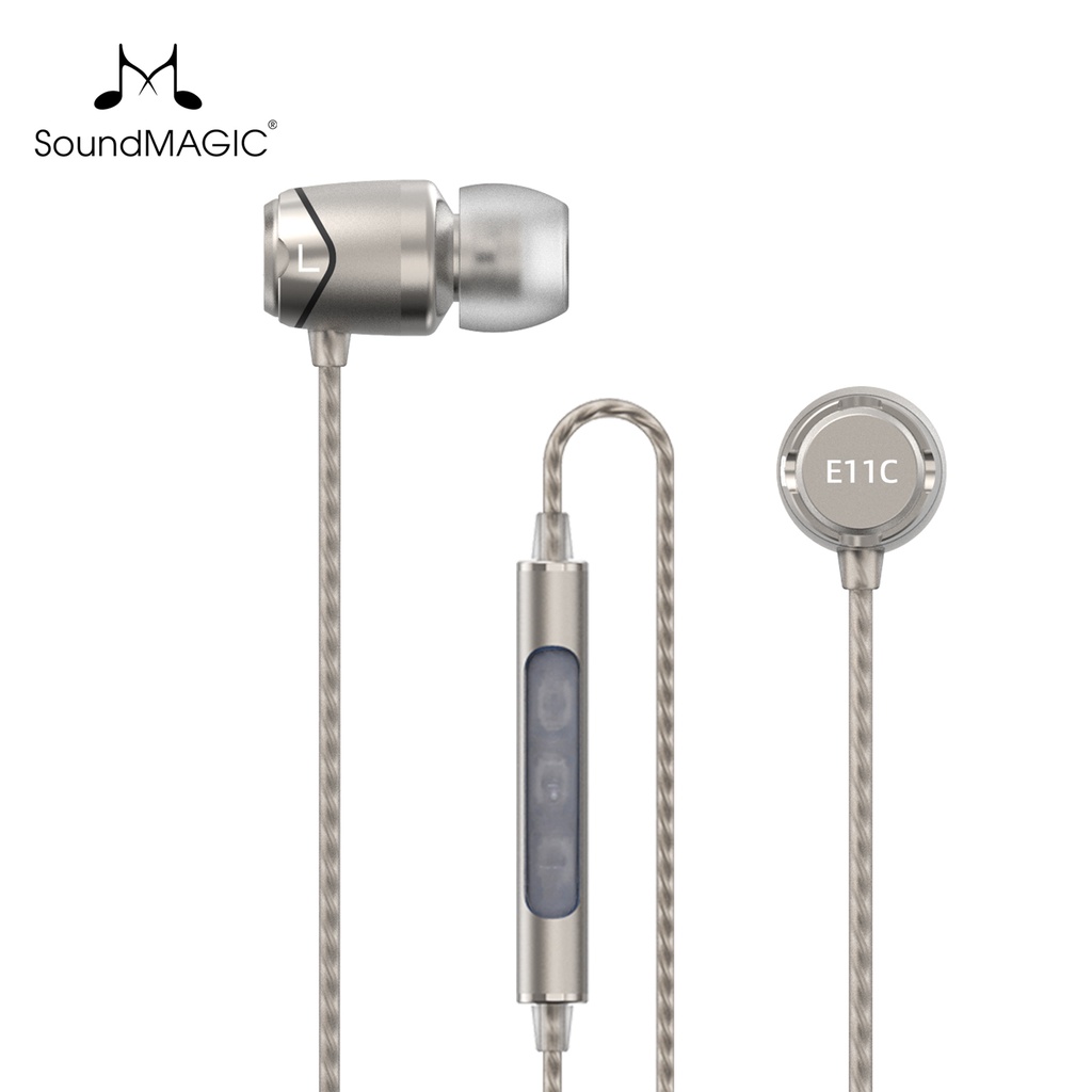 Soundmagic E11C E11D หูฟังอินเอียร์ พร้อมไมโครโฟน และรีโมต เสียงเบสหนัก พร้อมไมโครโฟน แจ็ค 3.5 มม. ปลั๊ก Type C เสียง Hi-Def ความถี่สูงถึง 22000Hz