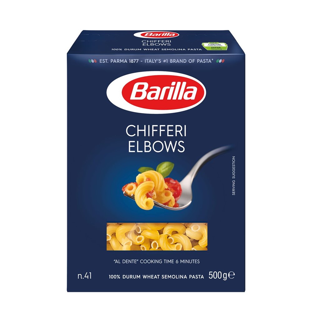 บาริลล่า 500 เอลโบว์ มักกะโรนีกรัมBARILLA ELBOW MACARONI500G