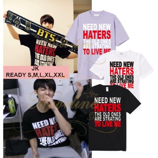 ย้อนยุคเสื้อยืดพรีเมี่ยม พิมพ์ลาย Kpop JK Jungkook Armi BTeS สไตล์เกาหลี สําหรับผู้หญิงS-5XL