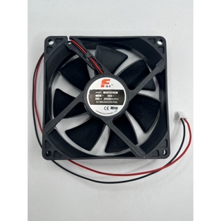 พัดลม 12v 0.35A 4.2W ขนาด 3.5นิ้ว 92*92*20mm 2สาย ส่งจากไทย