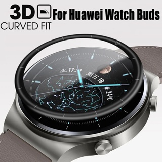 3d PMMA ฟิล์มกันรอยหน้าจอ สําหรับ Huawei Watch Buds Smartwatch HD ฟิล์มกันรอยหน้าจอ แบบนุ่ม ป้องกันการระเบิด