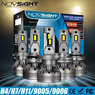 Novsight N37 9005 H11 H4 หลอดไฟหน้า LED 120W 22000LM 6500K รับประกัน 3 ปี