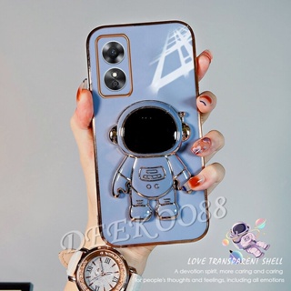 เคสโทรศัพท์มือถือ ลายนักบินอวกาศน่ารัก พร้อมขาตั้ง สําหรับ OPPO Reno8 T Reno 8 8T 4G 5G Reno8T