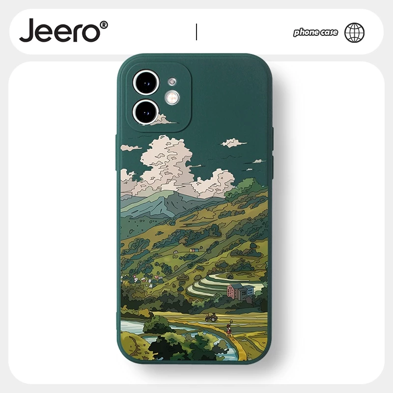 Jeero เคสไอโฟน เคสซิลิโคนนุ่มกันกระแทกน่ารักตลก เคสโทรศัพท์ Compatible for iPhone 17 Air 16 15 14 13 12 11 Pro Max SE 2020 X XR XS 8 7 6 6S Plus พลัส HFF2426