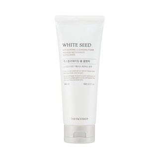 [The FACE Shop] White Seed Exfoliating Foam Cleanser 150ml