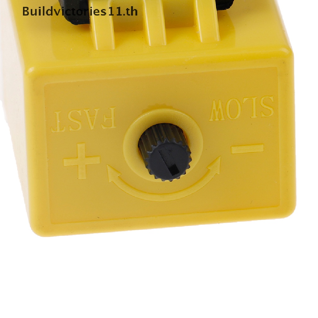 Buildvictories11 รีเลย์สัญญาณไฟเลี้ยว LED 12V 2 Pin ปรับได้ TH