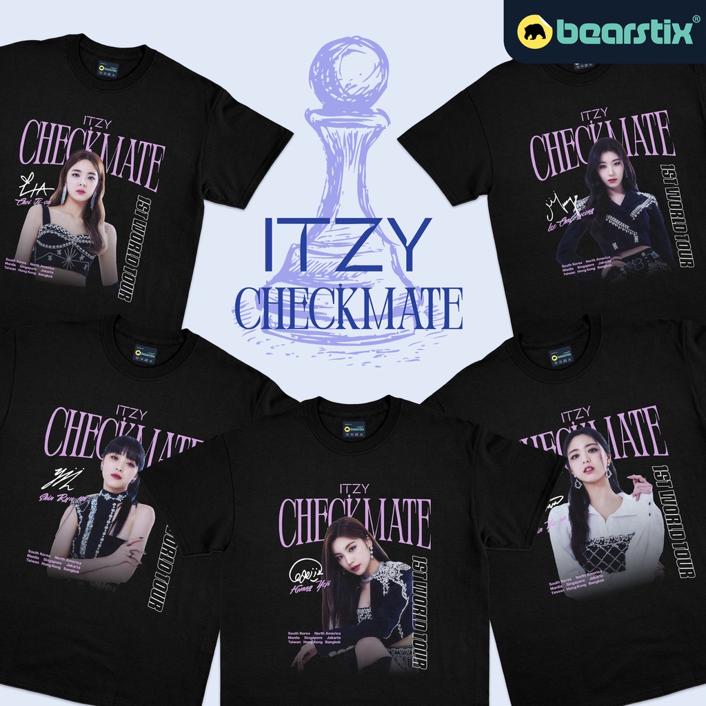 BEARSTIX - เสื้อยืด ITZY CHECKMATE Collection - เสื้อยืด Itzy - เสื้อมิดซี่