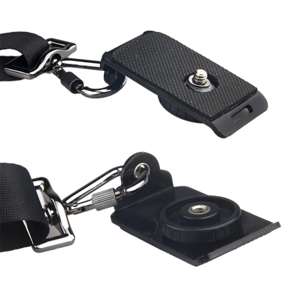 Lunanova สายคล้องกล้องคู่ อุปกรณ์ถ่ายภาพสีดํา กล้องดิจิตอลสําหรับกล้อง 2 ตัว SLR Dual Camera Belt
