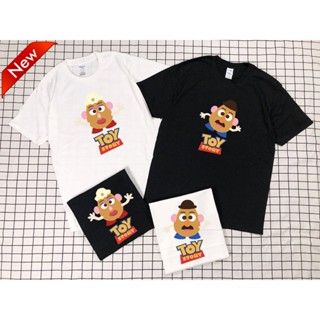 Summer New Style Cartoon Toy Story Mr. Potato Couple Wear Short-Sleeved T-Shirt Loose Simple Versatile Student_05