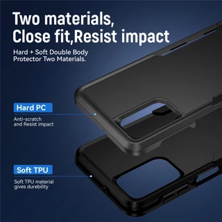 SAMSUNG Anti-Shock Matte Armorเคสโทรศัพท์สําหรับSamsung Galaxy A32 A13 A14 A33 A52 A52S A53 A54 A73 5G A51 4Gลื่นฝาครอบป้องกัน
