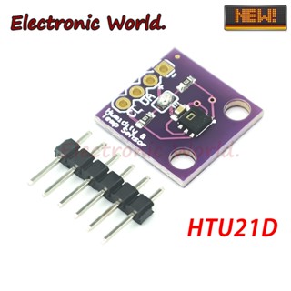 โมดูลเซนเซอร์อุณหภูมิความชื้น GY-213V-HTU21D HTU21D I2C SHT21 SI7021 HDC1080