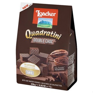 ล็อคเกอร์ควอดราตินีดับเบิ้ล ก.LOACKER ช็อก 250QUADRATINI DOUBLE CHOC250G.