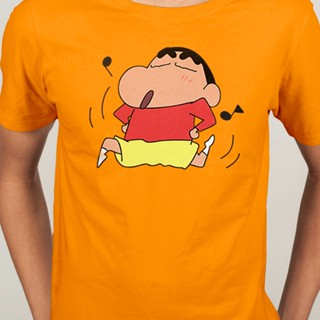 Crayon Shin chan Japanese manga Nohara Misae Himawari Masao Short Sleeve T-shirt shirt O-Neck Men Fashion cotton Ca_12