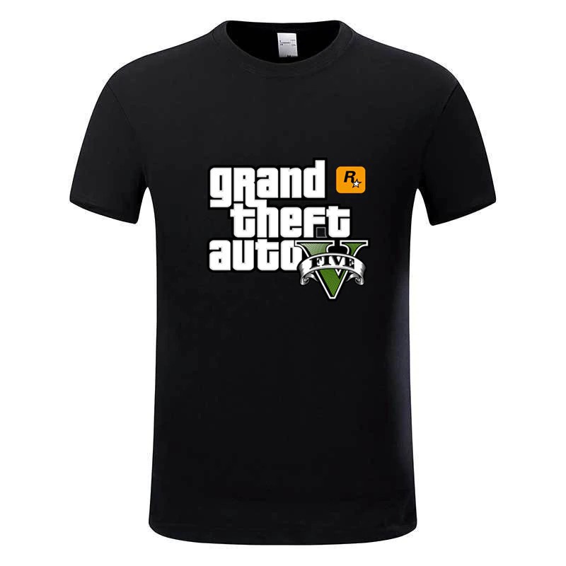 ใหม่ เสื้อยืด พิมพ์ลายเกม Gta 5 s Grand Theft Auto Camisetas Hombre Gta Vice City Homme Gmt005 แฟชั่น สําหรับผู้ชาย_08