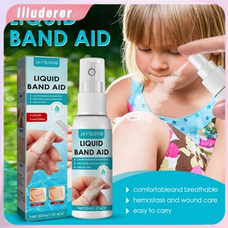 Hot!Jaysuing กันน้ำ Liquid Band Aid สเปรย์ป้องกันแผลที่มองไม่เห็นฟิล์มกันน้ำ Breathable Antibacterial Dressing HO